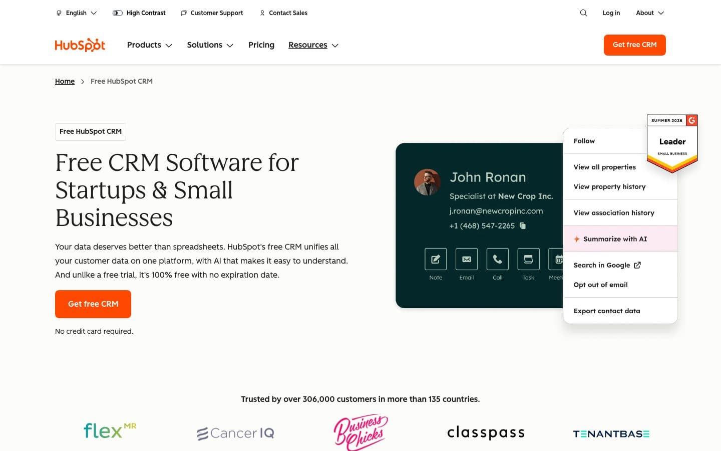 HubSpot website, 23 October 2026